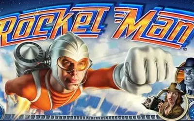 Rocket Man Slot Review: Superhero Theme, 99 Paylines, 3D Reels, Wilds, and Free Spins